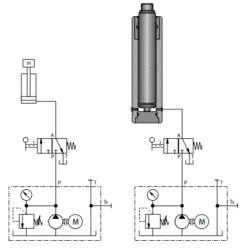 جک هیدرولیک یک طرفه به همراه مدار هیدرولیک جک هیدرولیک یک طرفه به همراه مدار هیدرولیک
