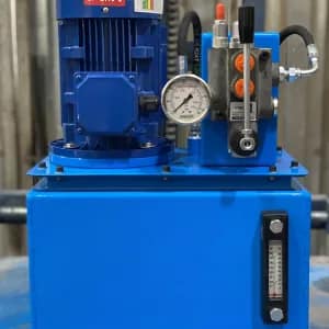 یونیت هیدرولیک SHP20 مخزن 20 لیتری به همراه شیر دستی کنترل جهت