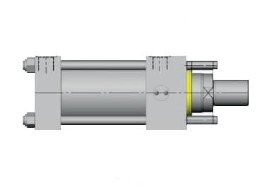 جک هیدرولیک چهارمیل مهار نصب با مهره ابتدا