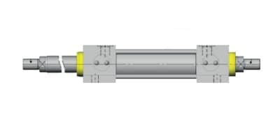 جک هیدرولیک چهارمیل مهار دوسر شفت