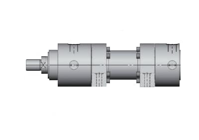 جک هیدرولیک میل تایپ نصب با پایه