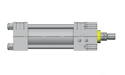 جک هیدرولیک چهارمیل مهار نصب با رزوه در ابتدا